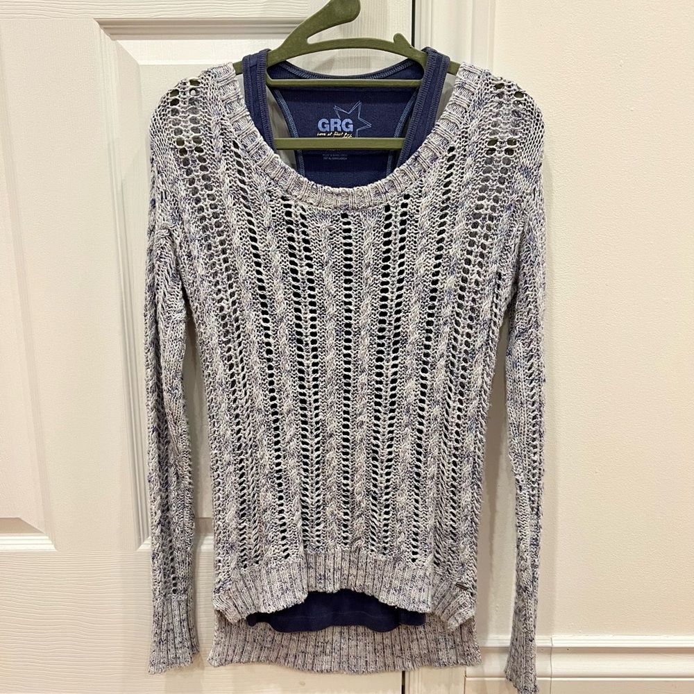 Garage two piece sweater set size XS